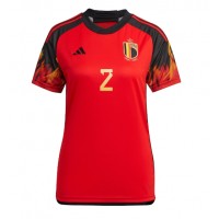 Maglie da calcio Belgio Toby Alderweireld #2 Prima Maglia Femminile Mondiali 2022 Manica Corta